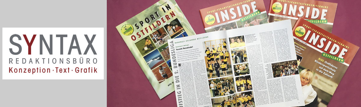 Kundenzeitschriften/Imagebroschüre: Sport